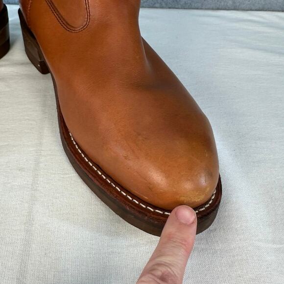 Iron Age Men’s sz 12EEE (extra wide) Leather Campus Pull On Work Boot Steel Toe - Picture 9 of 11